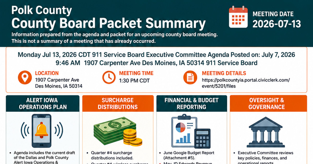 Polk County latest meeting summary